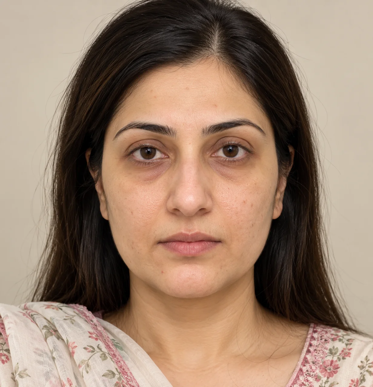 Natural Skincare Before Portrait